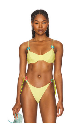 YLLW THE LABEL - Maeve Charm Bikini Top