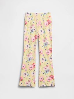 GAP - Yellow Cotton Blend Floral Trouser