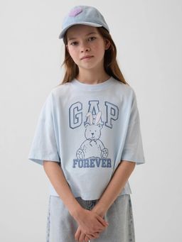 GAP - Blue Cotton Graphic T-Shirt