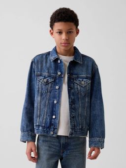 GAP - Blue Cotton Solid Jacket