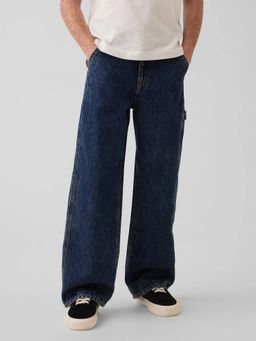 GAP - Blue Cotton Solid Jeans