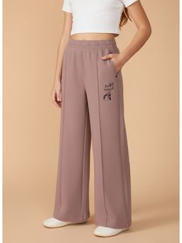 Alan Jones - Pink Cotton Blend Solid Trackpant