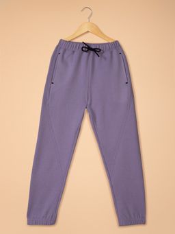 Alan Jones - Lavender Cotton Blend Solid Joggers