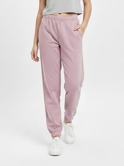Alan Jones - Pink Fleece Solid Joggers
