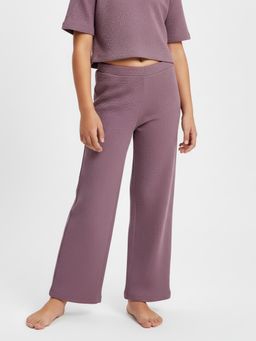Alan Jones - Pink Cotton Blend Solid Pant