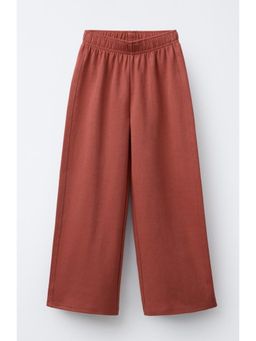 Alan Jones - Red Cotton Blend Solid Pant