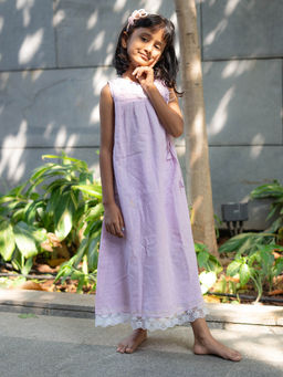 Caramel Kids - Ariel Lavender Maxi Dress