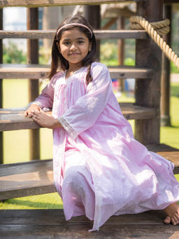 Caramel Kids - Aurora Pink Maxi Dress