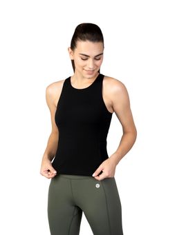 ENABL LIFE - CorEnabl Built-in Support Black Tank Top