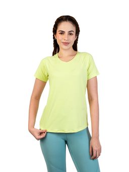 ENABL LIFE - Energizre Crew Neck Yellow T-Shirt