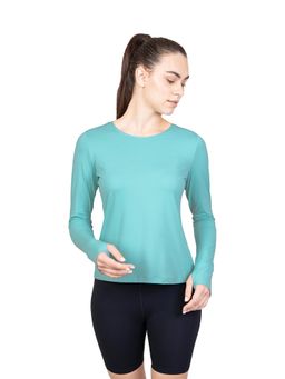 ENABL LIFE - Energize Long Sleeve Thumbhole Blue T-Shirt