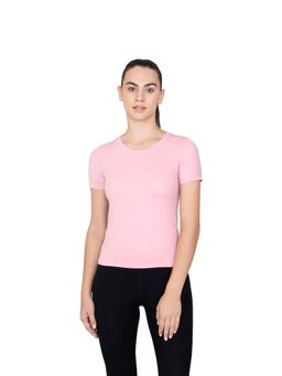 ENABL LIFE - EnCloud Short Sleeve Fitted Pink T-Shirt