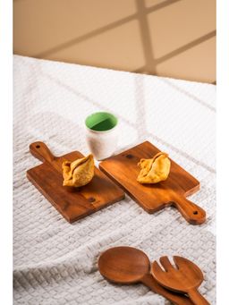 SG Home - Wooden Starter Serving Platter (Pack of 2)