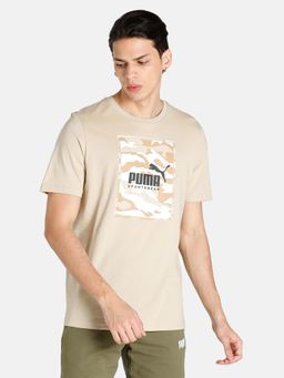 Puma - Box Logo Camo Mens T-Shirt