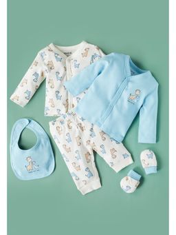 max - Boys Printed Clothing Gift Set - Blue (Pack of 5)