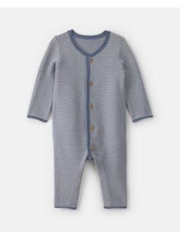Carter's - Blue Stripes Pure Cotton Romper