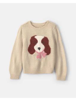 Carter's - Brown Woven Acrylic Blend Sweater