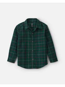 Carter's - Green Checks Pure Cotton Shirt