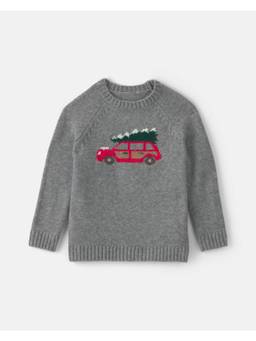 Carter's - Grey Woven Polyester Sweater