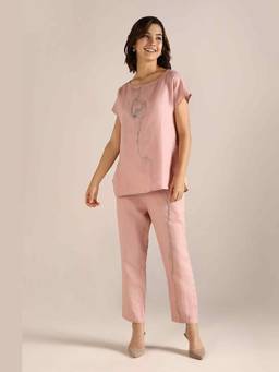 Kaveri - Pink Body Line Roots Co-ord Sets