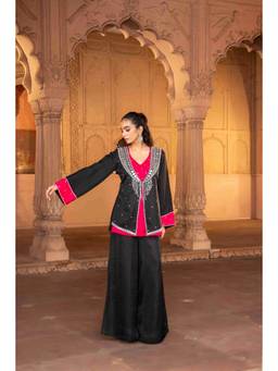BAHAARA BY DIVYA NARULA - Black Co-Ord Set