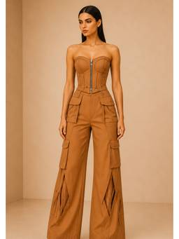 Future Cuts by Shreeya Singh - Desert Camel Co-Ord Set