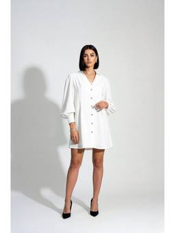 NAUTANKY INDIA - White Jungle Noir Dress