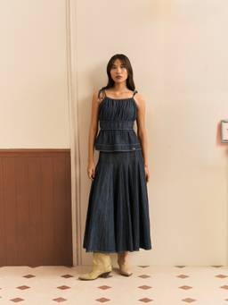 Calling June - Navy Blue Fig Co-Ord Set