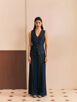 Calling June - Navy Blue Amber Co-Ord Set
