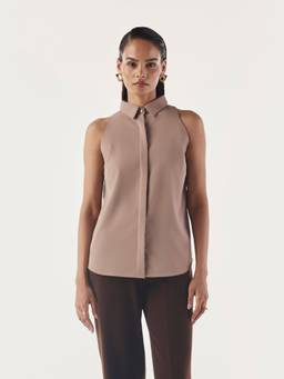Néant - Pink Relaxed In Cut Sleeve Shirt
