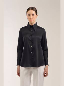 Néant - Black Elemental Satin Shirt