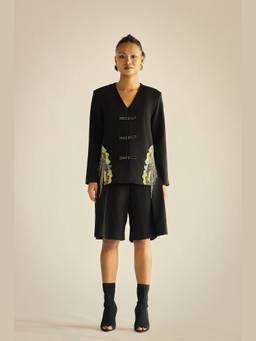 Neeti and Mudita - Black Luxe Noir Co-Ord Set