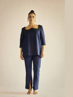 Neeti and Mudita - Blue Moonlit Co-Ord Set