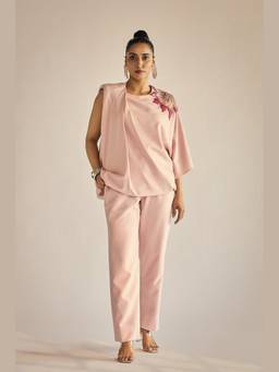Neeti and Mudita - Pink Stardust Co-Ord Set