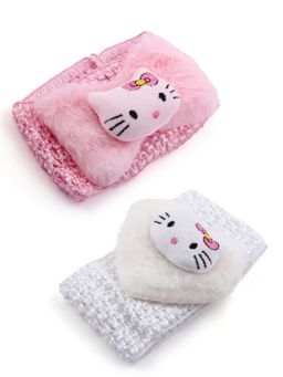 EL REGALO - Kids Girls Hairband White (Set of 2)