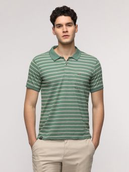Crocodile - Slim Fit Light Green Polo T-Shirt