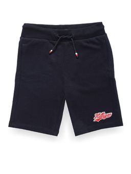 Tommy Hilfiger - Boys Logo Regular-Fit Mid Rise Shorts