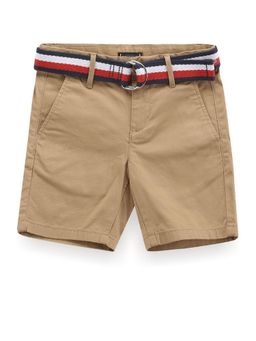 Tommy Hilfiger - Boys Solid Regular-Fit Mid Rise Shorts (Set of 2) (10 Years)