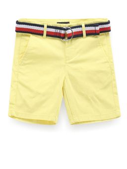 Tommy Hilfiger - Boys Solid Regular-Fit Mid Rise Shorts (Set of 2) (10 Years)