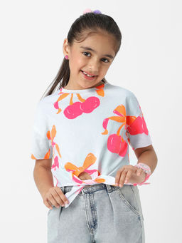 Nautinati - Girls Cotton Tie-Up Top