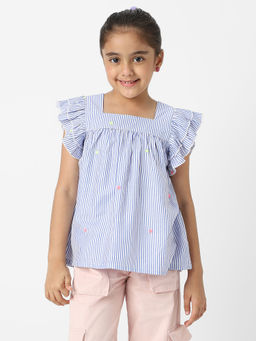 Nautinati - Girls Cotton Striped Top