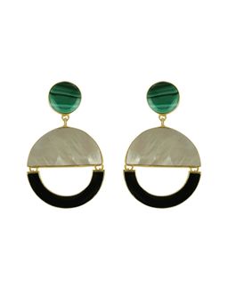 VARNIKA ARORA - Green Adelyn Earrings