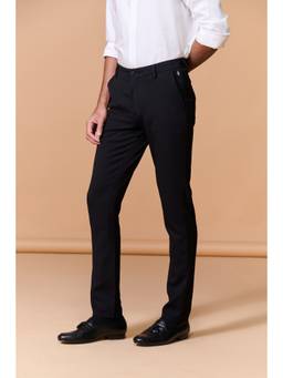 S&N by Shantnu Nikhil - Black Classic Trousers