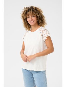 Cream - CRFin Top - White