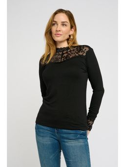 Cream - CRTrulla Jersey Top - Black