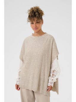 Cream - CREmanuella Poncho - Grey
