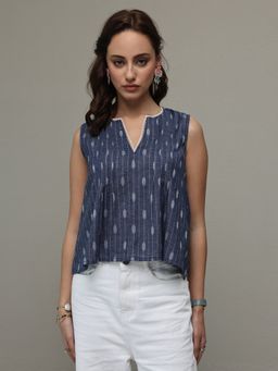 Libas - Blue Printed Top