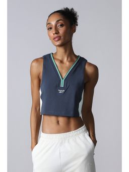 Reebok - Women Navy Blue T Shirt
