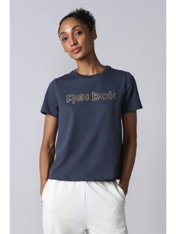 Reebok - Women Navy Blue T Shirt