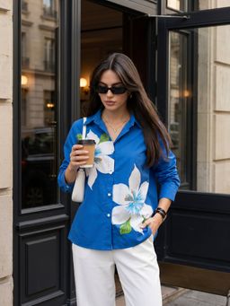 ZUMMER - Hand Floral Printed Shirt